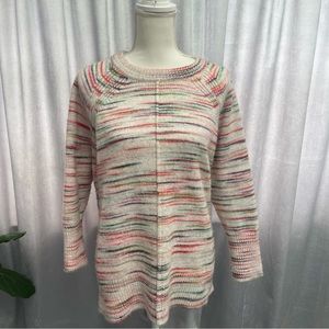 Lou & Grey for LOFT - Women’s XS/S Oversized Sweater - Multicolored Space Dyed